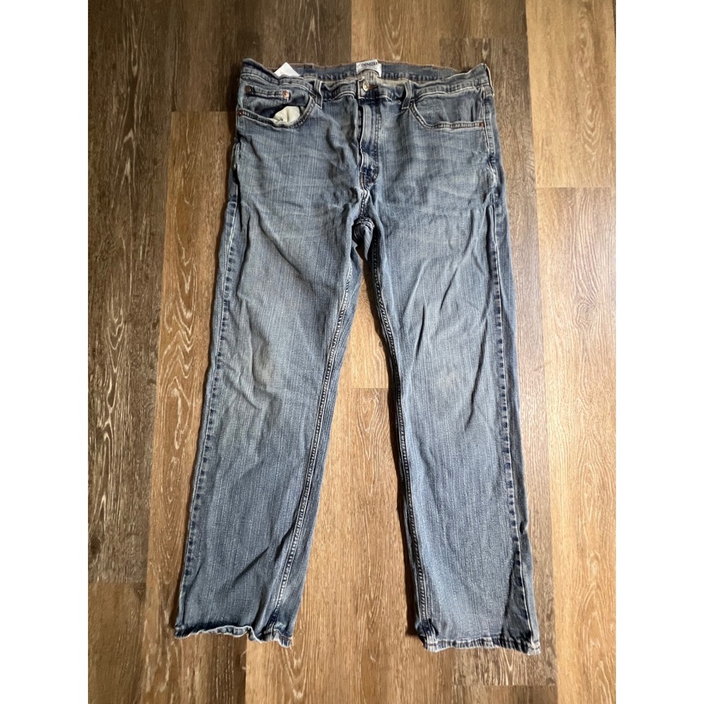 Denizen Levi's 285 Relaxed Jeans Mens 40x32 Blue Good Straight Leg Denim